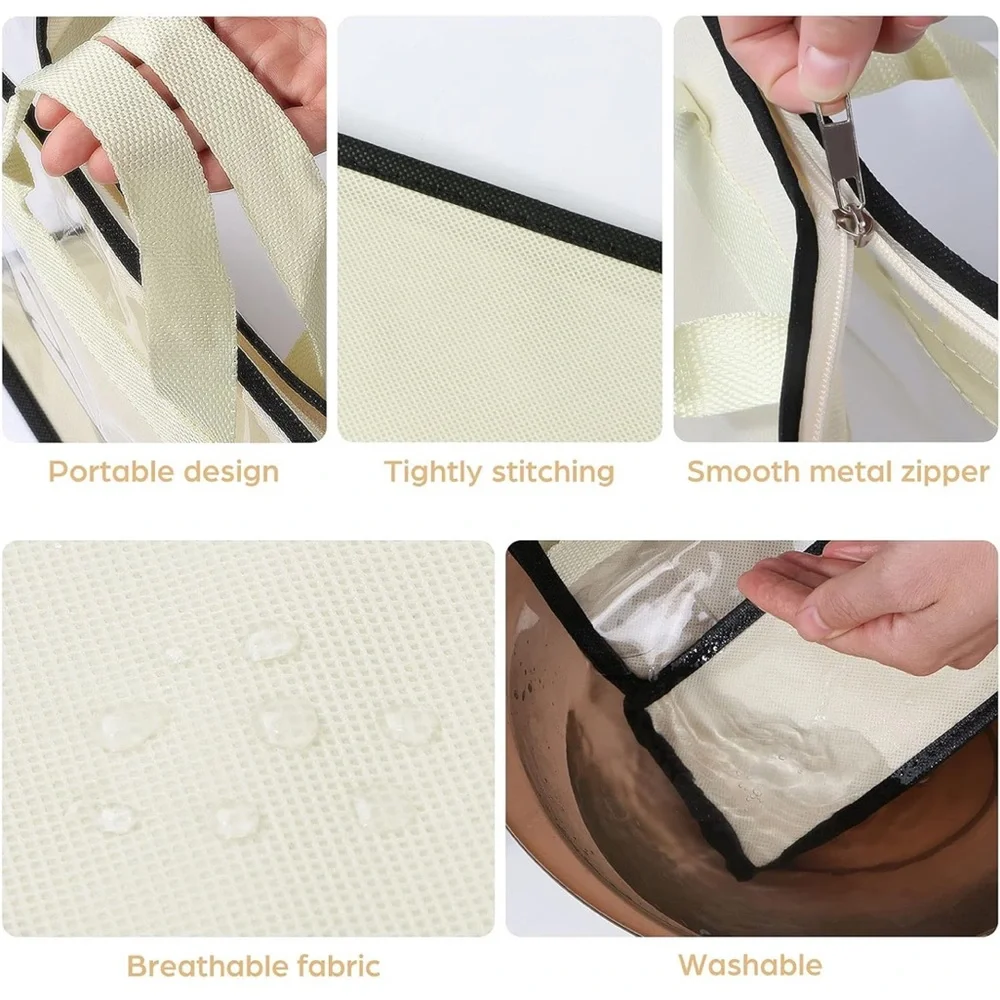 ❤️Size Medium Clear Storage Dust Bag! (1)BUY NOW